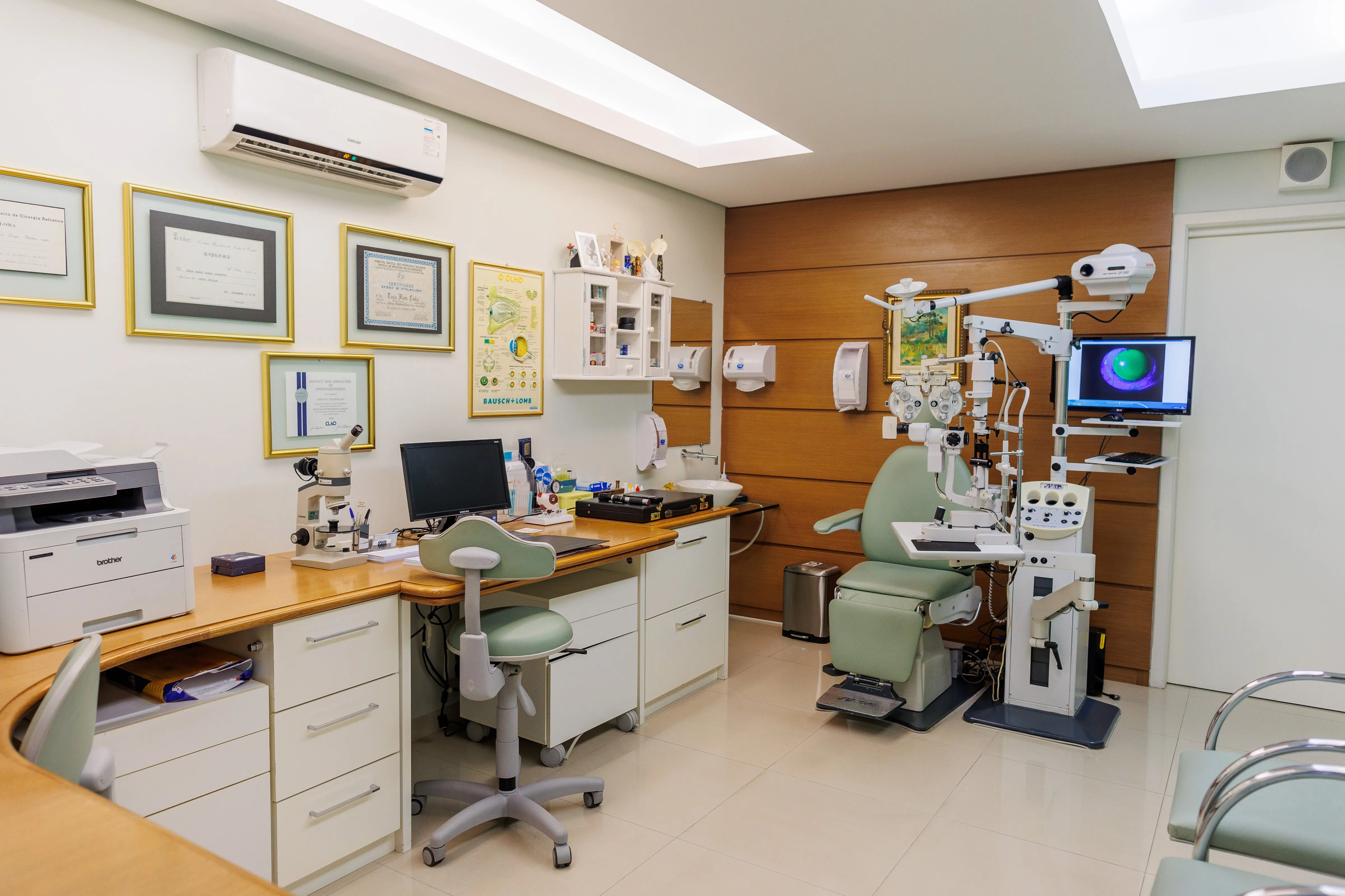 Equipamento oftalmológico avançado para diagnóstico preciso de Ceratocone